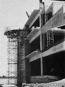 Phoenix Trotting Park under construction in 1964